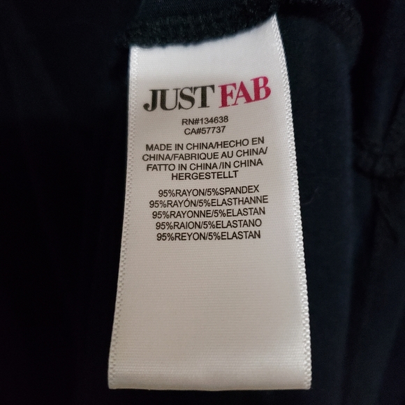 JustFab Women's Black Dress - Picture 5 of 6